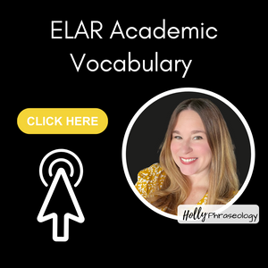 🎯ELAR Academic Vocabulary
